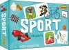 Sport i Atrybuty Puzzle Edukacyjne Gra Układanki Adamigo 3+